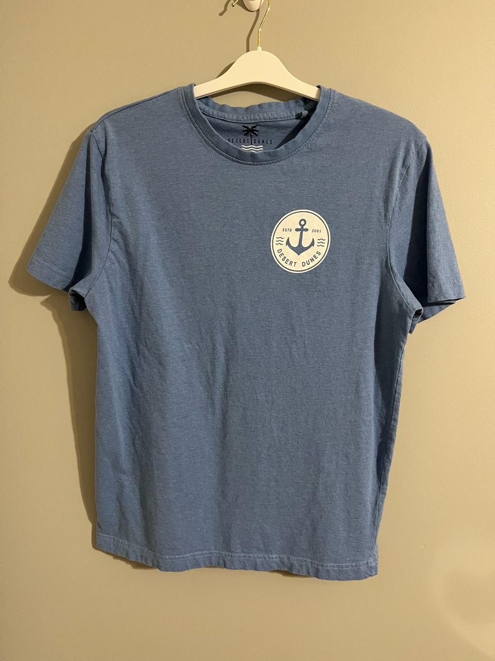 Desert Dunes Anchor graphic crew neck t-shirt